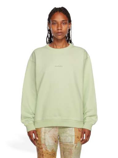 Pulover Acne Studios Organic Cotton Sweatshirt Zelena | AI0067-