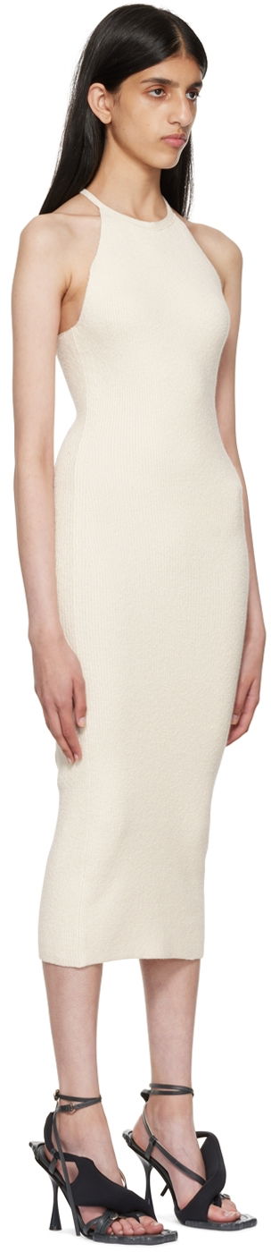 Obleke Helmut Lang Helmut Lang Beaded Tank Midi Dress Bela | M05HW702, 1