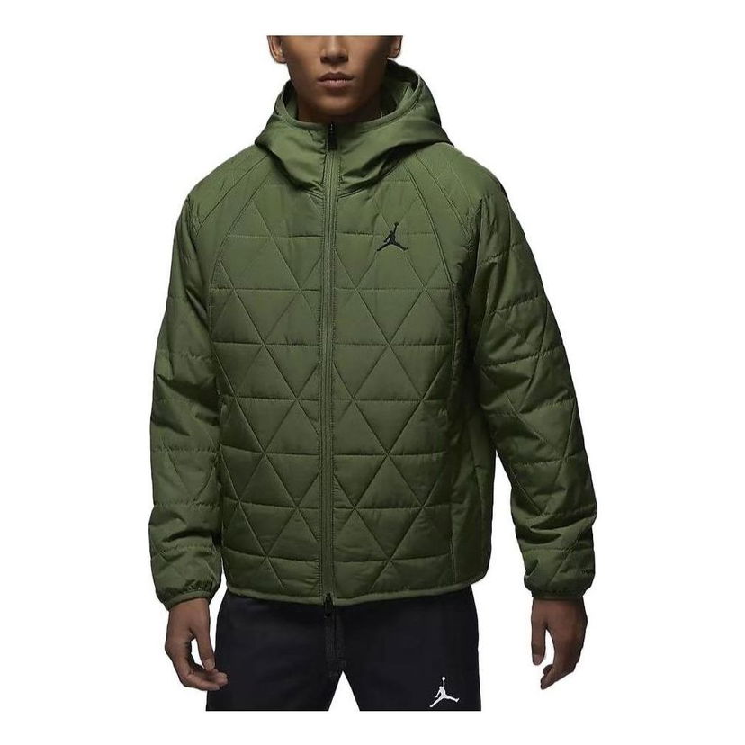 Puhovka Jordan Men's Therma-FIT Quilted Jacket Zelena | FD2638-340
