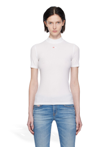 Majica Diesel T-Mokky-Microdiv T-Shirt Bela | A10398 0BLAN