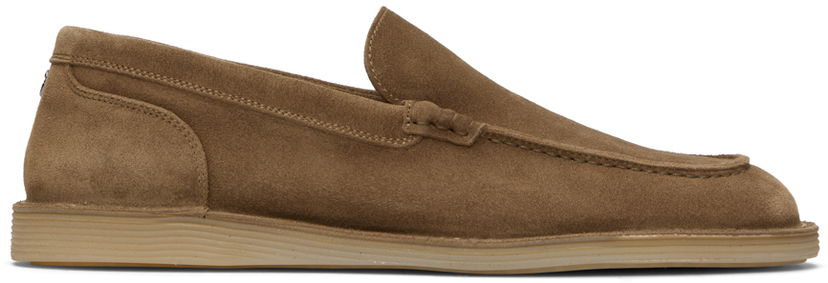 Superge in čevlji Dolce & Gabbana Florio Ideal Suede Loafers Rjava | A50593AS707