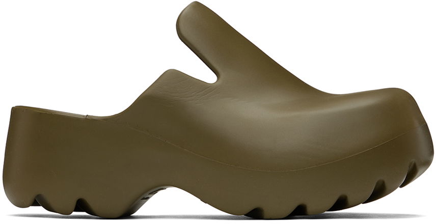 Superge in čevlji Bottega Veneta Flash Clogs "Khaki" Zelena | 690102 V11T0, 0