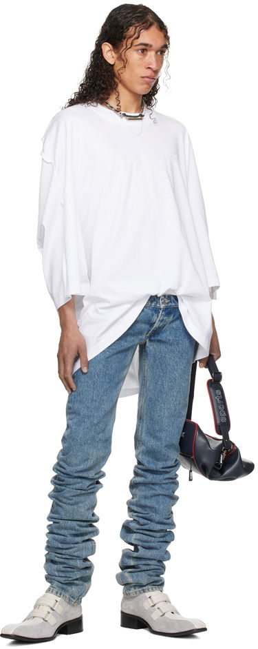 Majica Jean Paul Gaultier Jean Paul Gaultier Shayne Oliver Edition Oversized T-Shirt Bela | 24/27-U-TS068B-J063-01, 4