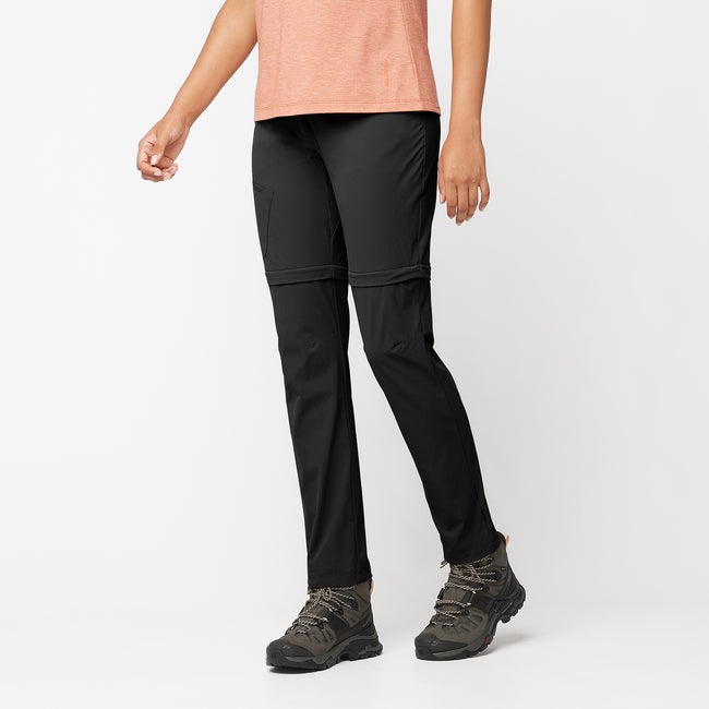 Hlače Salomon Wayfarer Zip-Off Hiking Pants Črna | LC2020000