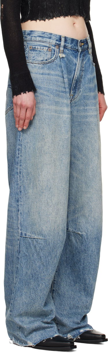 Kavbojke R13 R13 Wayne Articulated Knee Jeans Modra | R13WD146-D149C, 1