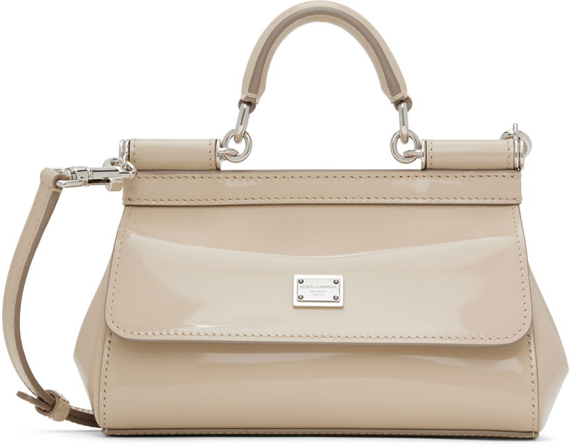 Torbica Dolce & Gabbana Beige Kim Kardashian Edition Small Sicily Bag Bež | BB7116 AI413