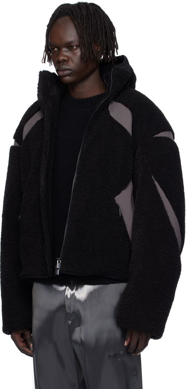 Jakna HELIOT EMIL Custo Fleece Jacket Črna | AW25_M_02_139_BLK01_CO, 3