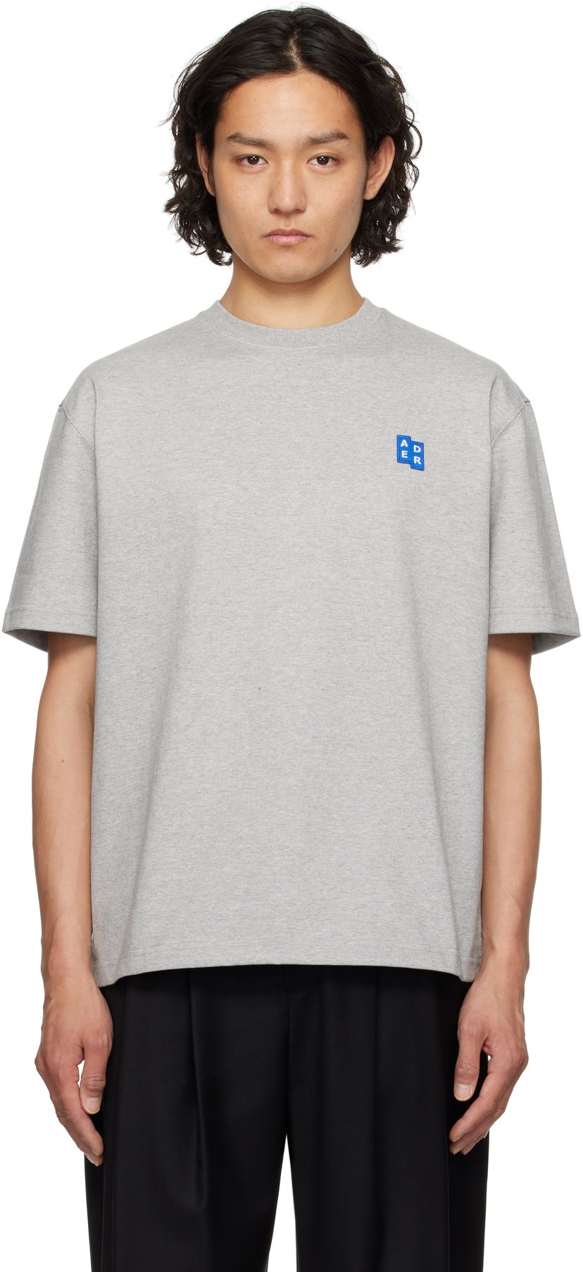 Majica ADER ERROR ADER error Sig TRS Tag 01 T-Shirt Siva | BO42FYTS0101GR