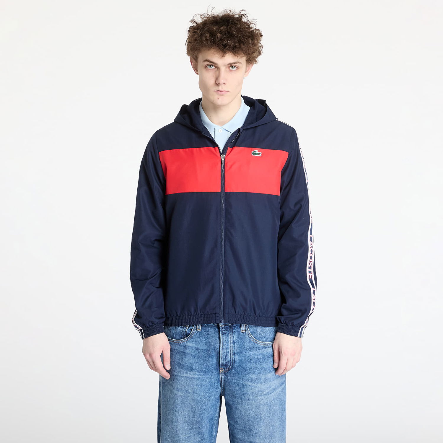 Vetrovka Lacoste Lacoste Diamond Weave Jacket Mornarica | BH8972 C5L, 0
