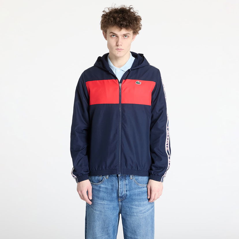 Vetrovka Lacoste Lacoste Diamond Weave Jacket Mornarica | BH8972 C5L