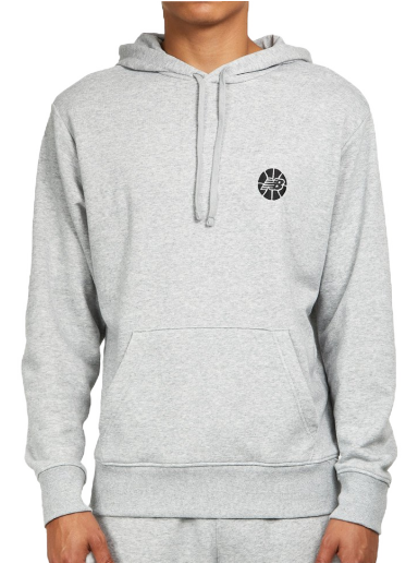 Pulover New Balance Hoops Essentials Fundamental Hoodie Siva | MT23581_AG
