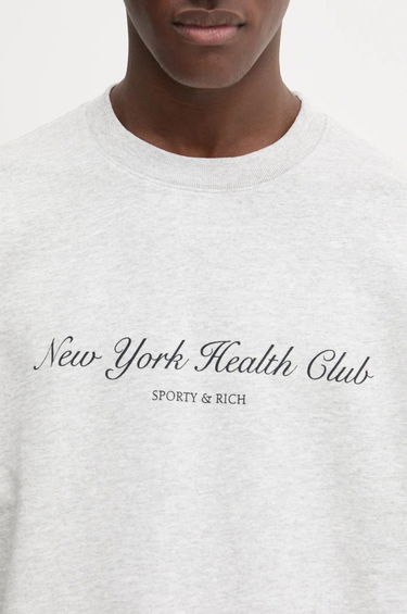 Pleteni pulover Sporty & Rich Sporty & Rich NY Health Club Sweatshirt Siva | ST071506043GY03, 6