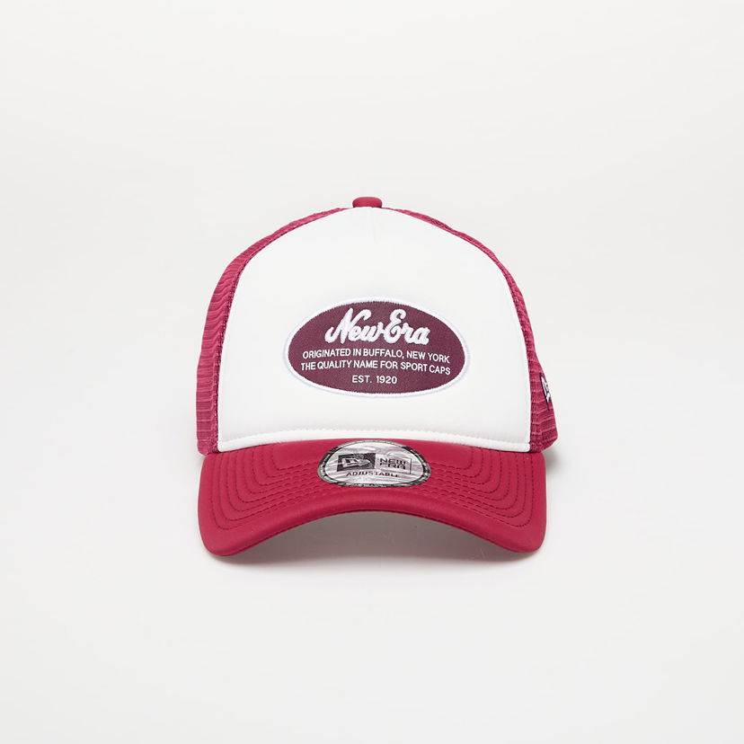 Kapa New Era 9FORTY AF Oval Foam Patch Trucker Cap Bordo | 60667664