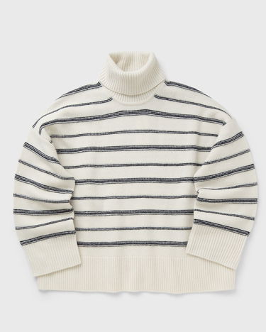 Pleteni pulover Samsoe Samsoe Striped Turtleneck Sweater Bela | F25300177-CLR002299, 0