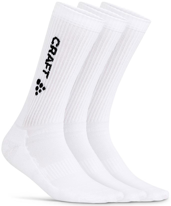 Nogavice Craft Progress Indoor Socks 3 Pack Bela | 1913230-900000