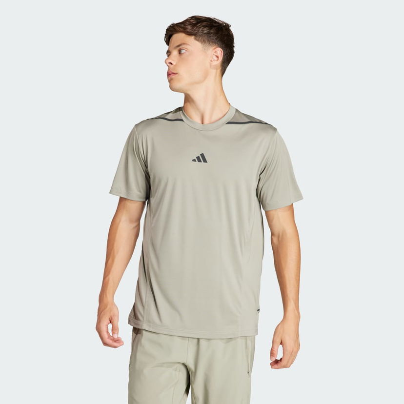 Majica adidas Performance Designed for Training Adistrong Workout Tee Siva | IS3838