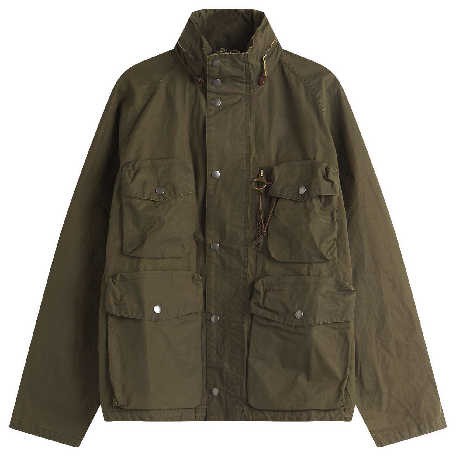 Parka Barbour Men's Heritage+ Westmorland Showerproof Jacket, Size Large Zelena | MSP0135GN71, 1