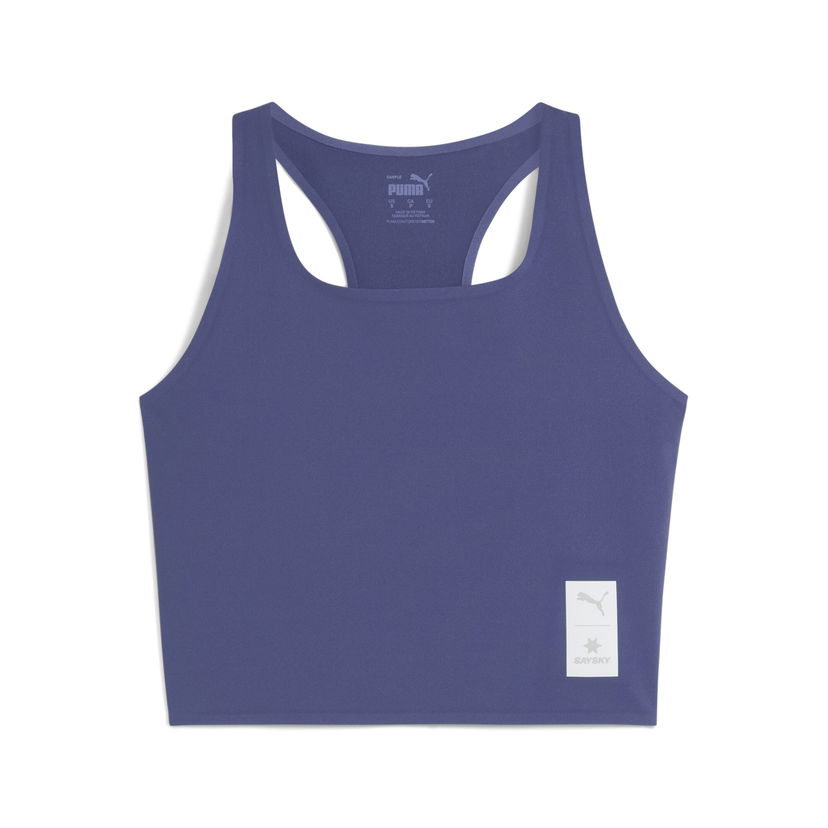 Majica brez rokavov Puma PUMA x SAYSKY Women's Running Crop Top Lila | 526839_46