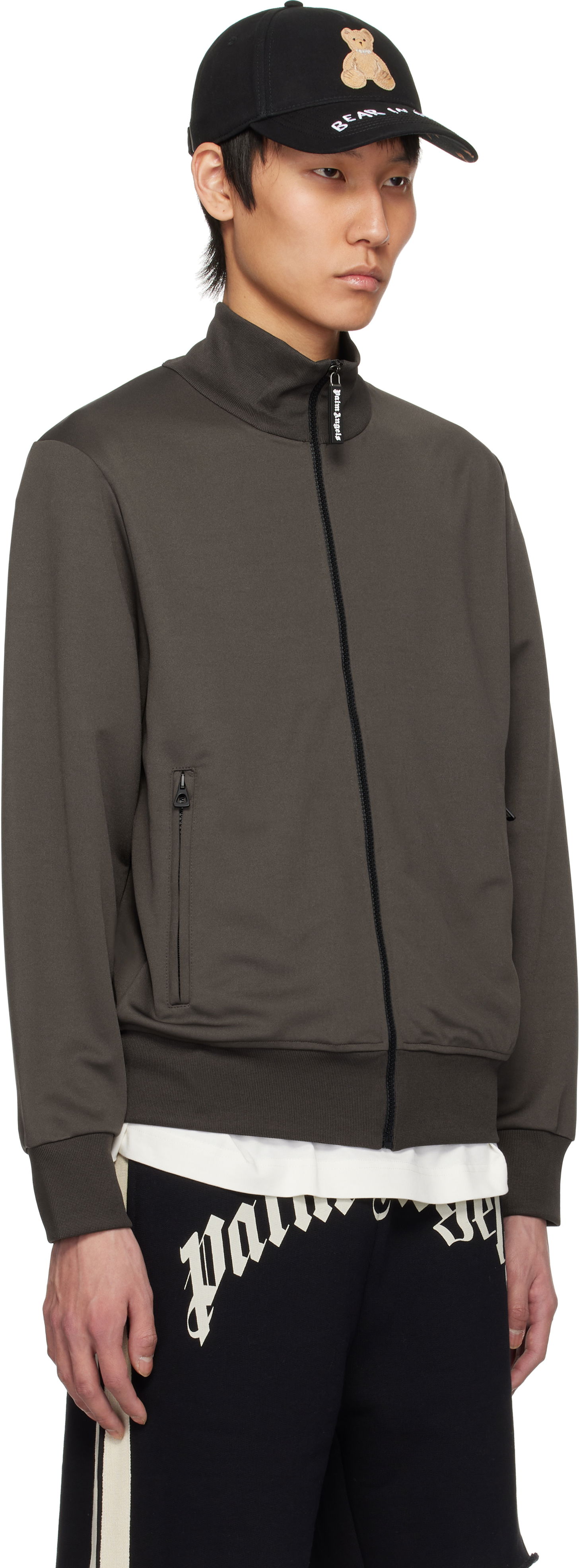 Pulover Palm Angels Palm Angels Track Jacket Siva | PMBD089S25FAB0011303, 1