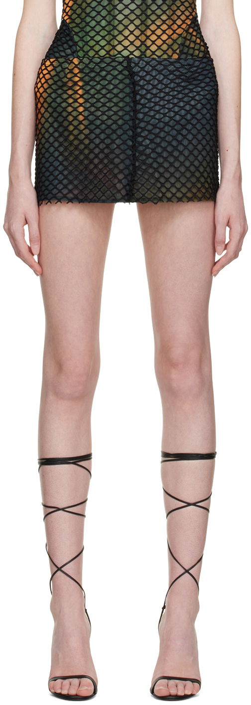 Krila Miaou Miaou Fig Miniskirt Črna | 4016FNTAUR