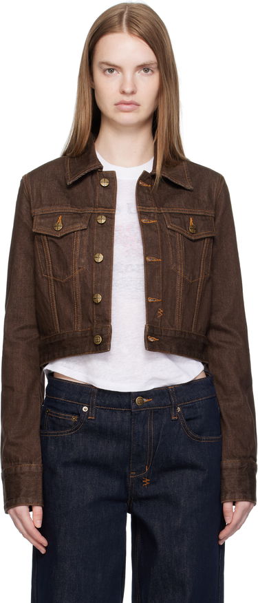 Jakna Ksubi Ksubi Slim Denim Trucker Jacket Rjava | WFA25JK012, 0