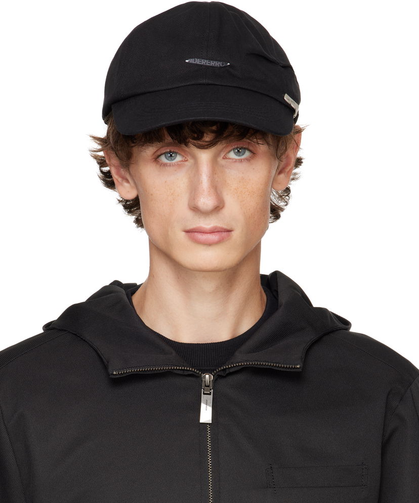 Kapa ADER ERROR Black Tetraight 107 Baseball Cap Črna | BN01FWHW0213BK