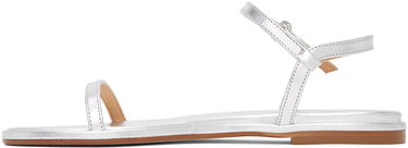 Nega čevljev Aeyde Aeyde Nettie Flat Sandals Kovinski | A11-FS-TTTR08FL49-SS24-920-051, 2