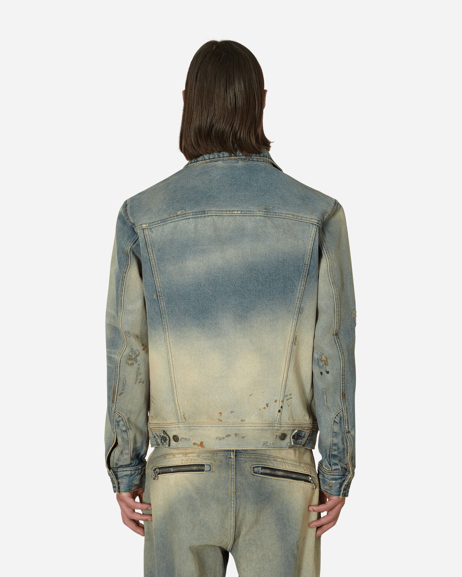 Jakna Diesel Solarised Denim Trucker Jacket Večbarvna | A03885 01, 1