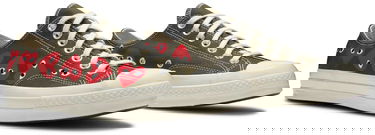 Superge in čevlji Converse Comme des Garçons Play x Chuck 70 Low Top "Multi Heart" Zelena | 162976C, 4