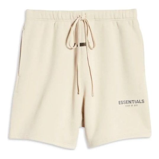 Kratke hlače Fear of God Essentials Sweatshorts Bež | FOG-SS21-675
