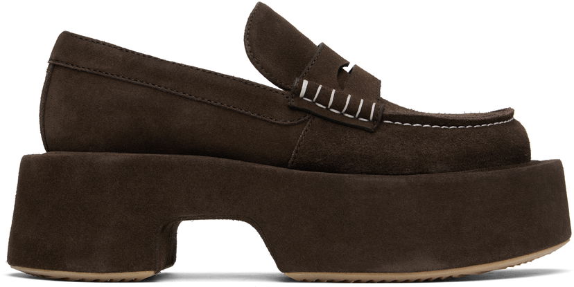 Superge in čevlji JW Anderson JW Anderson Suede Platform Loafers Rjava | FW0169-LA0240