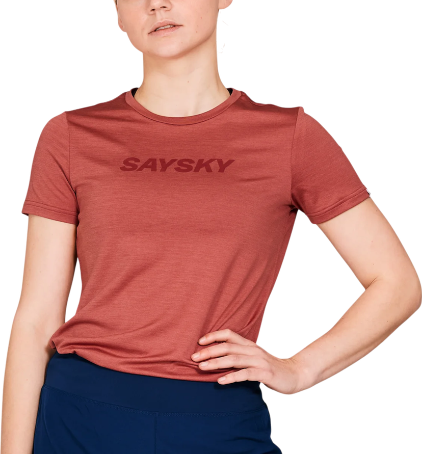 Majica Saysky Saysky Pace Logo T-Shirt Rdeča | nwrss20c5006