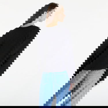 Pulover Tommy Hilfiger Essential Logo 2 Relaxed Fit Crewneck Črna | DW0DW18143 BDS, 1