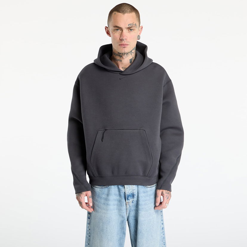 Pulover Nike Tech Fleece Oversized Hoodie Siva | HV6535-060