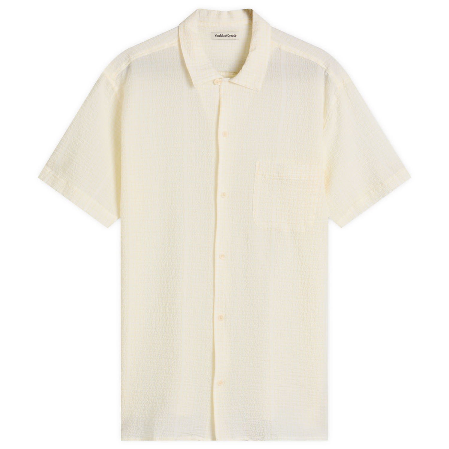 Srajce YMC YMC Malick Stripe Vacation Shirt, Size Large Rumena | P2YMC-10, 1