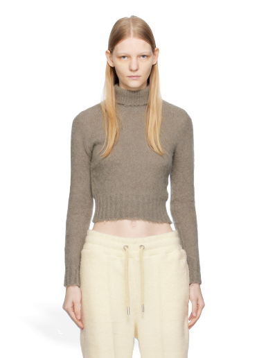Pleteni pulover AMI Turtleneck Bež | FKS426.KN0021