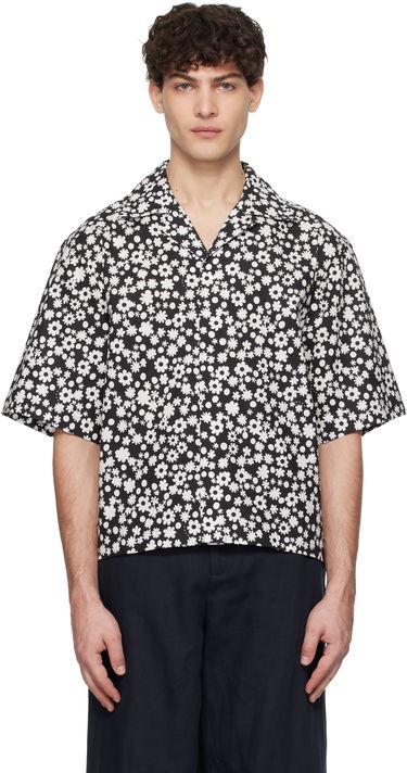 Srajce Marni Marni Pop Fields Motif Shirt Črna | CUMU0330S2 UTC463, 0