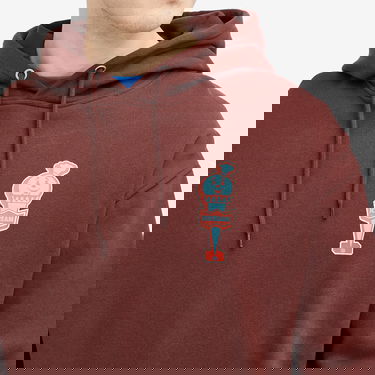 Pulover BBC IceCream ICECREAM We Serve It Best Hoodie Rjava | IC24230-BR, 5