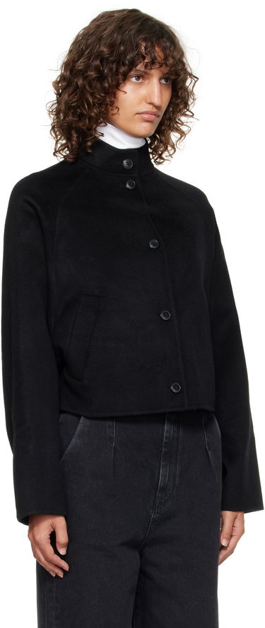 Jakna Loulou de Saison Loulou de Saison Nyma Cropped Wool Jacket Črna | NYMA, 1