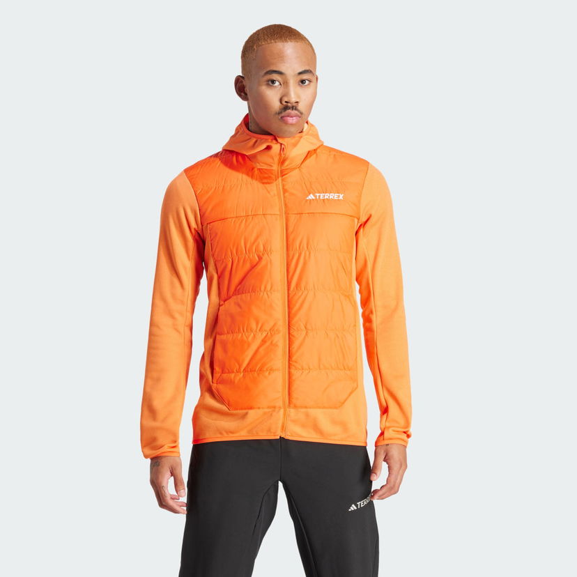 Jakna adidas Performance Terrex Multi Hybrid Insulated Hooded Jacket Oranžna | IR7884