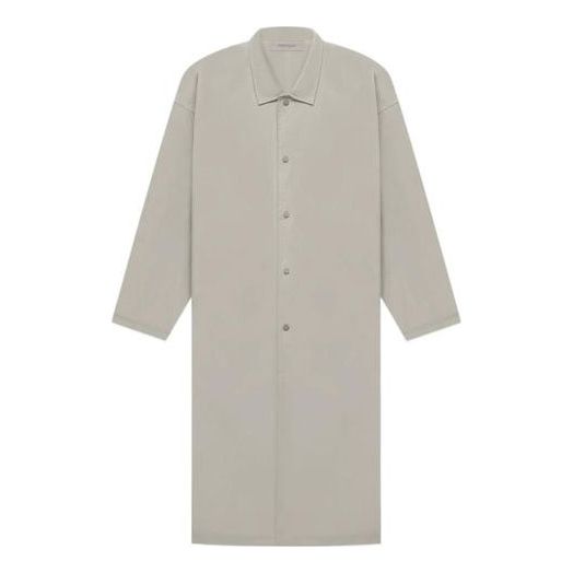 Srajce Fear of God Essentials Long Coat Siva | FOG-FW22-094