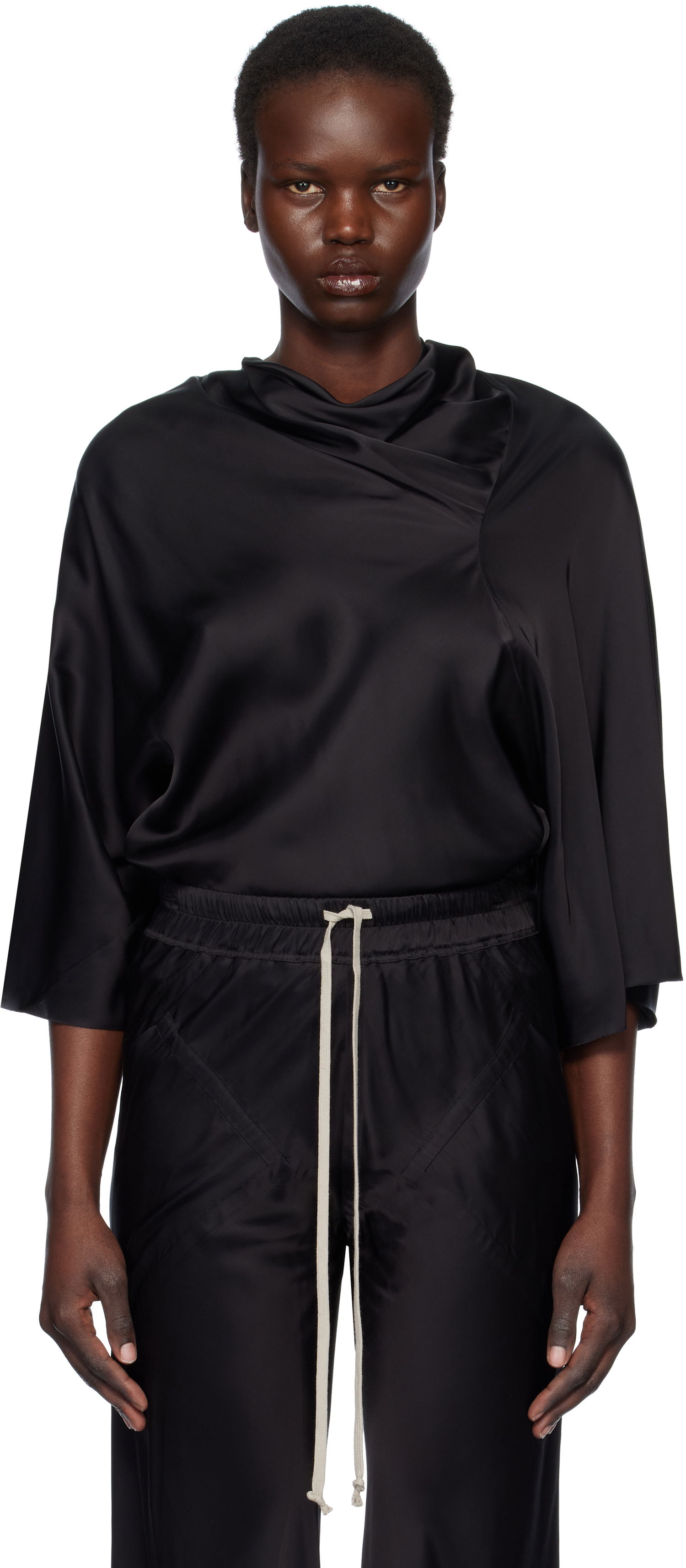 Srajce Rick Owens Rick Owens Hollywood Cylinder Top Črna | RP01E7231 SCH, 0