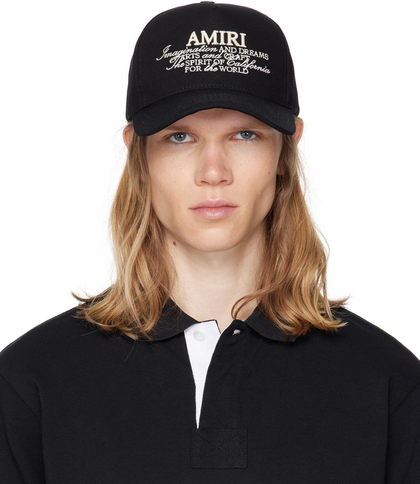 Kapa AMIRI AMIRI 'Spirit' Baseball Cap Črna | AMHACP1062