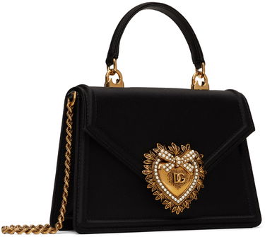 Torbica Dolce & Gabbana Small Devotion Satin Bag Črna | BB6711 A7630, 1