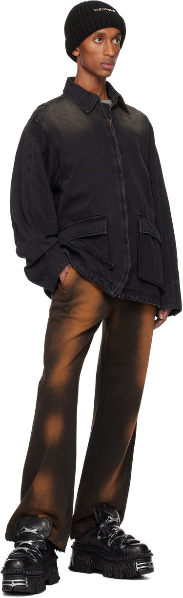 Beanie We11done We11done Classic Washed Denim Jacket Črna | WD-DJ3-24-334-U-BK, 3