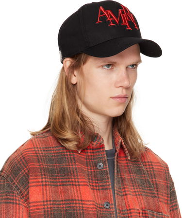 Kapa AMIRI Staggered Logo Canvas Cap Črna | AMHACP1039, 4