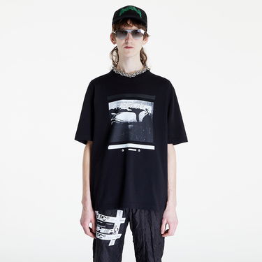 Majica HERON PRESTON Misprinted Tee Črna | HMAA032S23JER0061010, 3