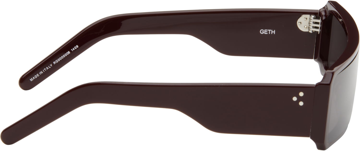Sončna očala Rick Owens Rick Owens Hollywood Geth Sunglasses Bordo | RG0000008 GMGNB, 1