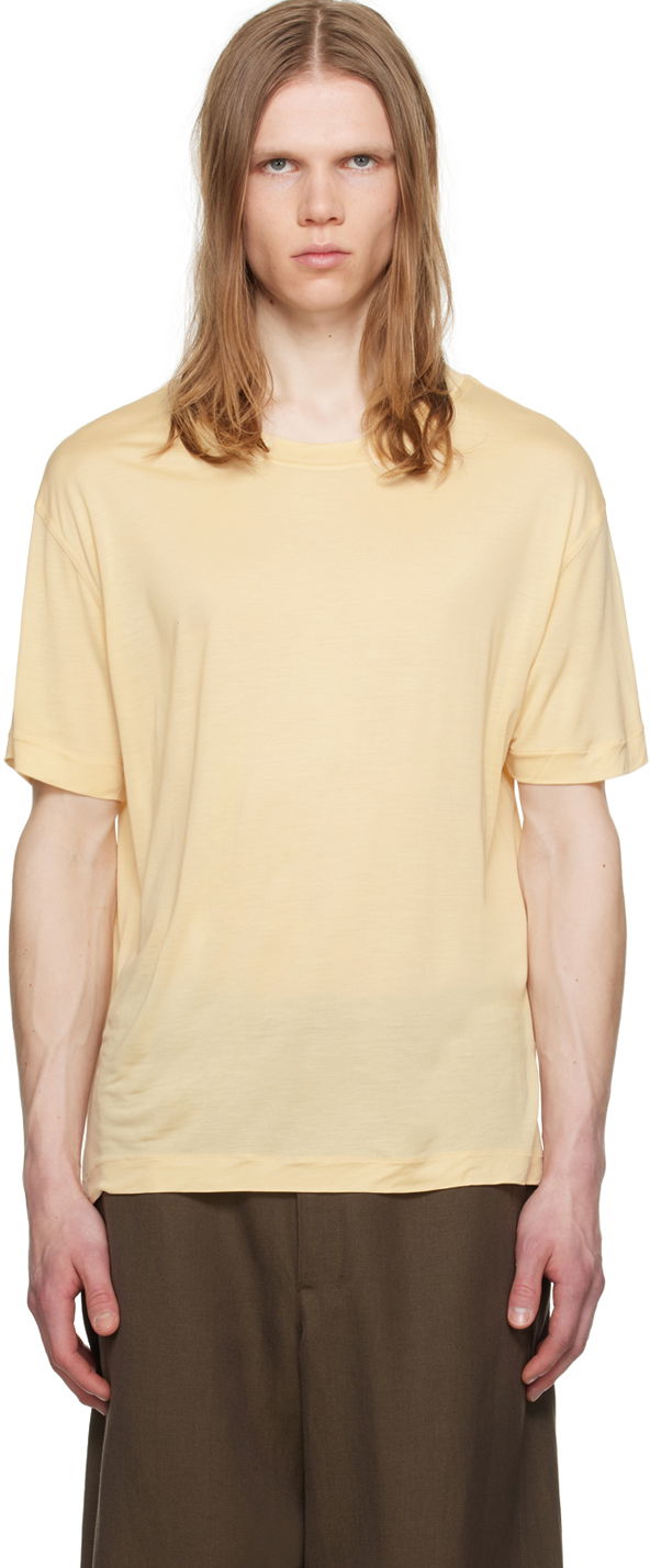 Majica LEMAIRE Soft T-Shirt Rumena | TO1170 LJ1011