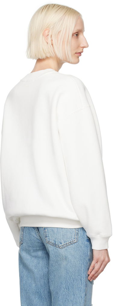 Pleteni pulover Anine Bing ANINE BING Jaci Sweatshirt Bela | A-08-10077-IVY1, 2